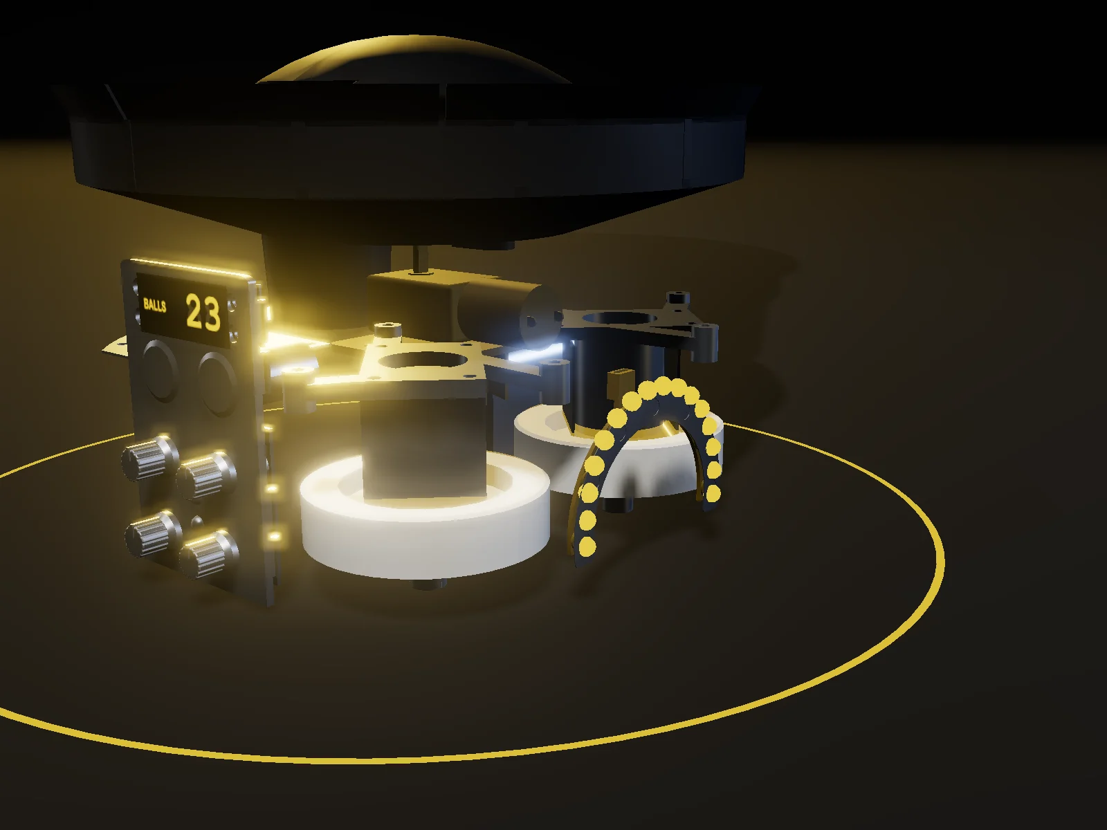 Inside Volt Twin Power: the twin wheels, their motors and the LED countdown ring